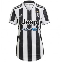 Camisola Juventus Mulher Equipamento Primeiro 2021-2022 Manga Curta